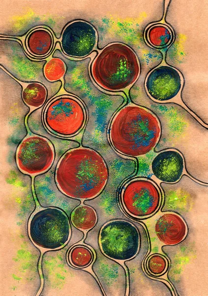 soyut renk tasarımı sanat illüstrasyonu