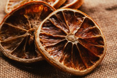 Kurutulmuş limon ve portakal açık renkli Sivas'tan üzerinde