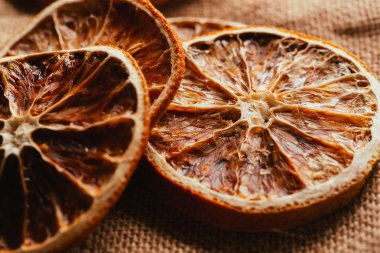 Kurutulmuş limon ve portakal açık renkli Sivas'tan üzerinde