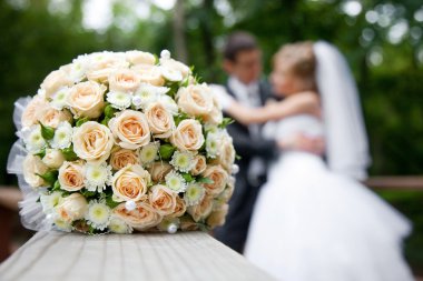 Gelin ve düğün buketi