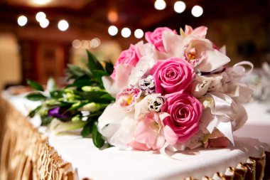 Güzel düğün buketi