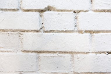 Beyaz tuğla duvar