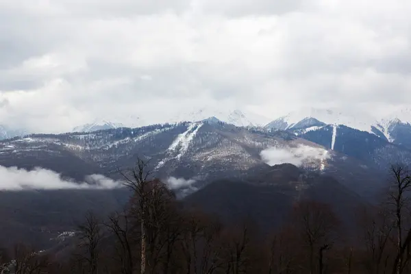 Paesaggio montano. Krasnaya Polyana, Sochi, Russia — Foto Stock