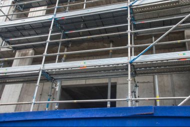 Yeni evlerin inşaat sahası