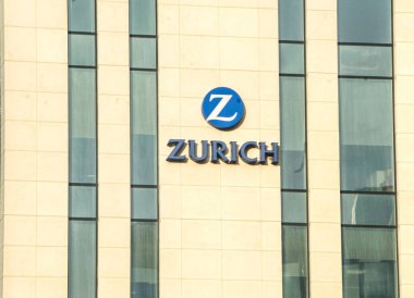 Dublin İrlanda 17 Aralık 2025 Zürih sigorta binası.