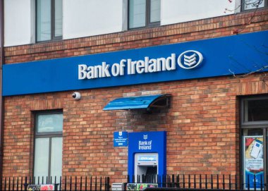 Dublin İrlanda 17 Aralık 2025 Finglass 'taki bir İrlanda şubesi.