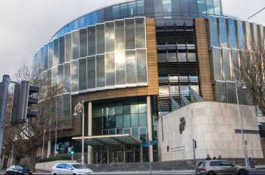 Dublin İrlanda 25 Aralık 2025 İrlanda Adalet Divanı 'nın dışişleri.
