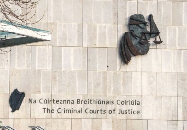 Dublin İrlanda 25 Aralık 2025 İrlanda Adalet Divanı 'nın dışişleri.