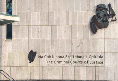 Dublin İrlanda 25 Aralık 2025 İrlanda Adalet Divanı 'nın dışişleri.