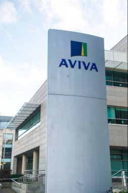 Dublin İrlanda 18 Ocak 2026. Havva sigorta binası.