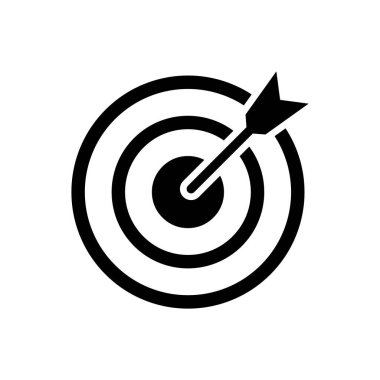 Simge vektörünü hedef al. Web sitesi Bilgisayar ve mobil vektörü sembolü.