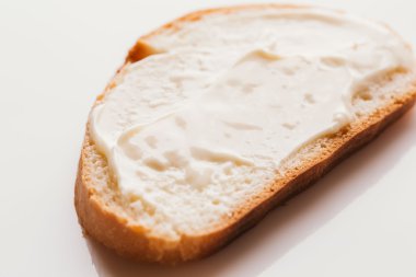 krem peynirli yakın çekim hafif bir arka plan ile sandviç