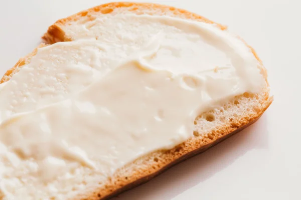 krem peynirli yakın çekim hafif bir arka plan ile sandviç