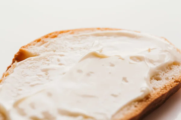 krem peynirli yakın çekim hafif bir arka plan ile sandviç