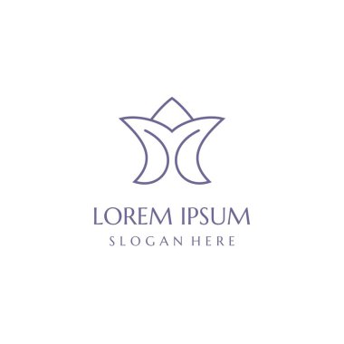 Soyut güzellik logosu tasarımı