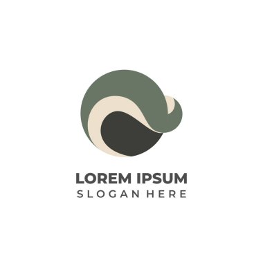 Soyut Dairesel Şekil Modern Tasarım