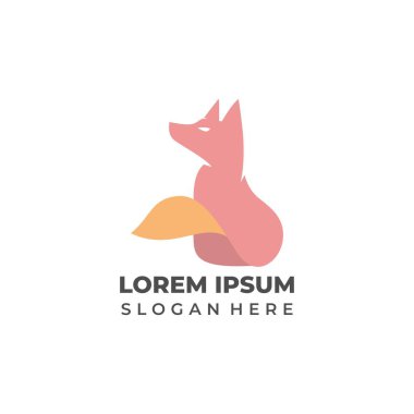 Modern Dijital Markalaşma için Oyuncu Fox Simgesi