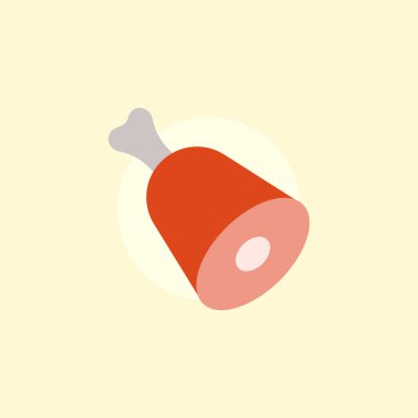 Kemikli but eti, lezzetli ve cezbedici görünüyor, tipik mutfak tasarımı için mükemmel.