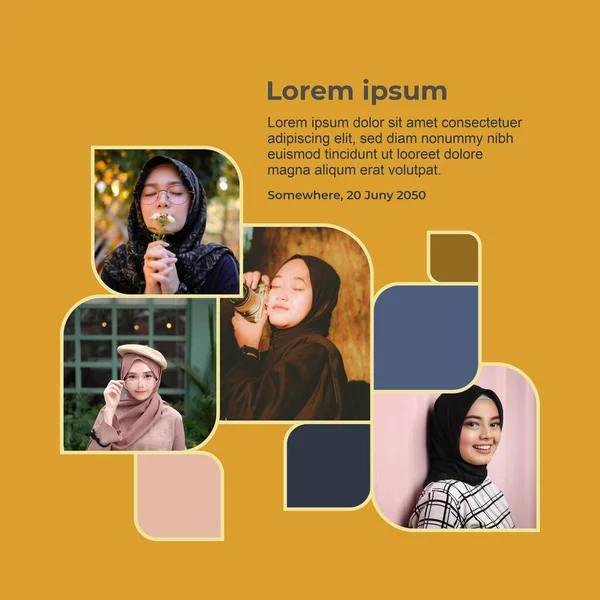 Portakal yaprağı kolajı, canlı ve enerjik doğadan esinlenilmiş estetik fotoğrafların sergilenmesi için ideal bir şablon..