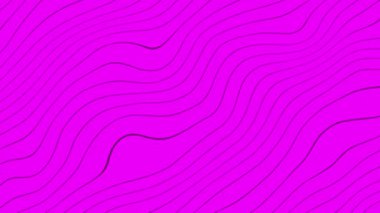 Mor arkaplan, ince minimalist soyut dalgalı çizgiler, sahnede pürüzsüzce akıyor, temiz, zarif ve modern bir görsel etki yaratıyor.