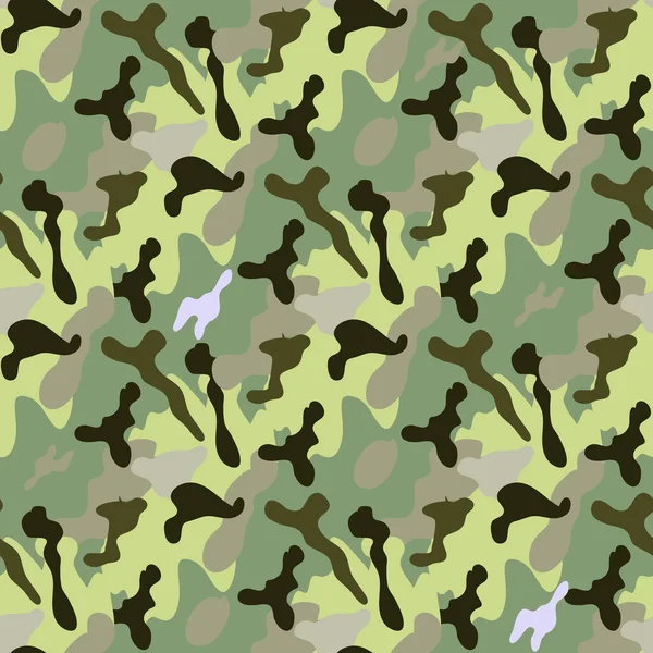 Magnifique Motif Camouflage Sans Couture Design Militaire Pour Impression Sur — Image vectorielle