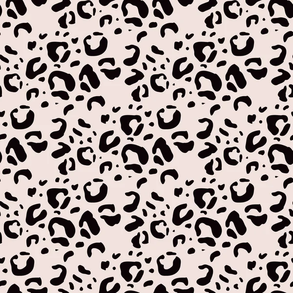 Уар Леопард Красивый Безмордый Узор Разных Цветах Карикатурном Плоском Стиле — стоковый вектор