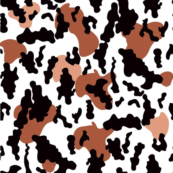 Kuh Abstrakten Afrikanischen Schönen Nahtlosen Muster Verschiedenen Farben Cartoon Flachen — Stockvektor