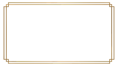 A simple yet sophisticated gold rectangular frame, ideal for enhancing photos or designs. Its clean lines and elegant style make it a versatile choice for various projects.