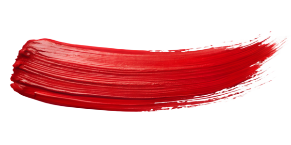Çarpıcı bir kırmızı fırça darbesi pürüzsüz bir doku ve canlı bir renk, çeşitli tasarım uygulamaları için uygun cesur ve tutkulu bir görsel element yaratır..