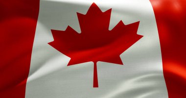 Kanada bayrağı yüksek kaliteli çözünürlük 10K sallıyor+