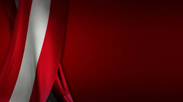 Avusturya bayrağı ultra yüksek çözünürlüklü 10K kırmızı arkaplan