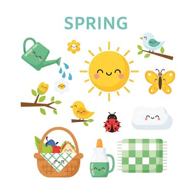 bahar ve bahar simgeleri