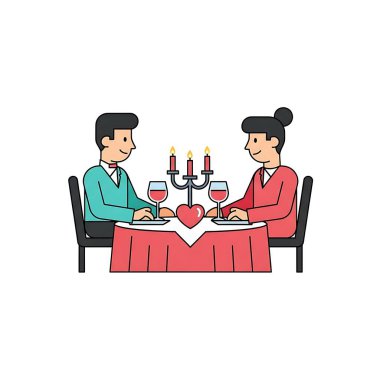 Masada oturan çift.