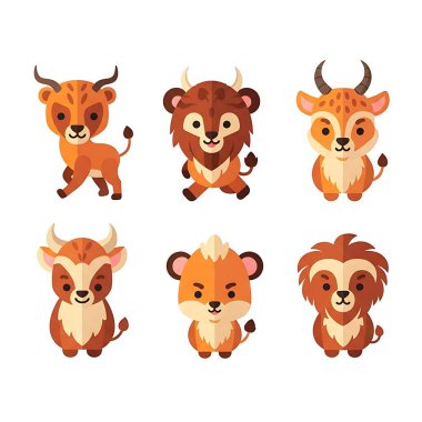 Çeşitli hayvanların kümesi