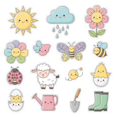 Hava simgeleri kümesi.