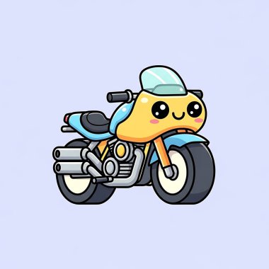 motosikletli çizgi film motosikleti