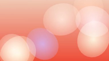 Kızıl Arkaplanda Bulanık Toplar.