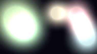 Siyah Arkaplanda Bulanık Parlak Işıklar.