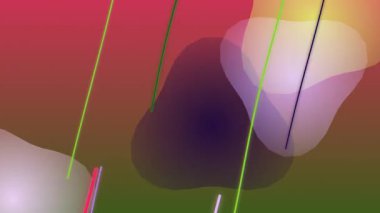 Satır Arkaplanı ile Renkli Soyut Şekiller.