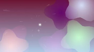 Renkli Bulutlar ve Gradyan Gökyüzü Canlandırması.