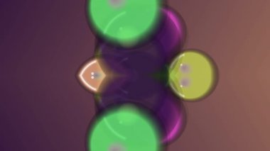 Mor Arkaplanda Renkli Meyve ve Sebzeler.