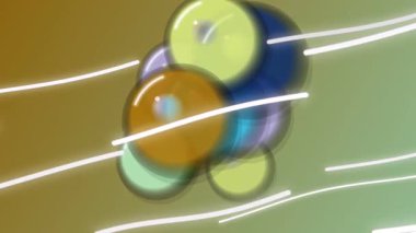 Meyve Dilimleri Düşen Hareket Grafik Canlandırması.