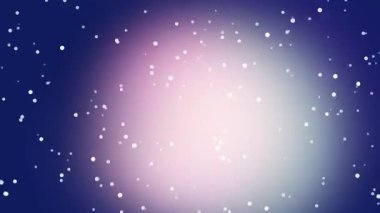 Derin Uzay Arkaplanında Parlayan Bulutsu.