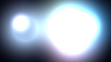 Karanlık Uzayda Parlayan Beyaz Küreler.