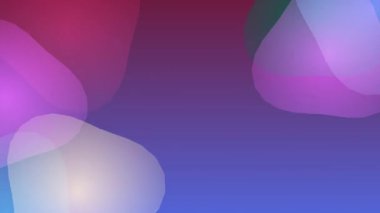 Bulanık Şekillere sahip soyut Renkli Arkaplan.