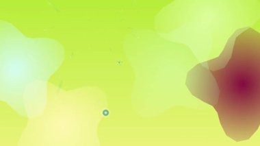 Soyut Şekiller Parlak Arkaplanda İlerliyor.