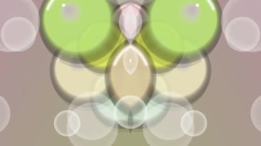 Soyut Dijital Kabarcıklar Canlandırma Arkaplanı.