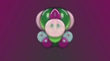 Yüz İfadelerini Değiştiren Animasyon Karakteri.