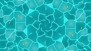 Hareketli Parçacıklarla Kırık Yüzey.