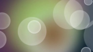 Soyut Bokeh Işık Çemberleri Arkaplan Videoları.